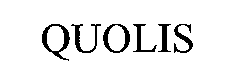 Trademark Logo QUOLIS