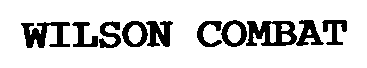 Trademark Logo WILSON COMBAT