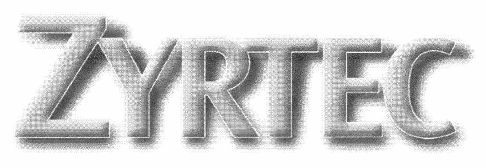 Trademark Logo ZYRTEC