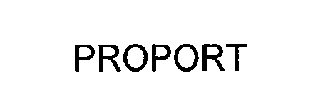 Trademark Logo PROPORT