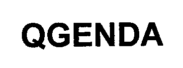 Trademark Logo QGENDA