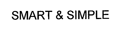 Trademark Logo SMART &amp; SIMPLE