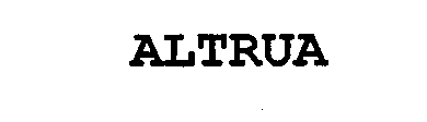 Trademark Logo ALTRUA