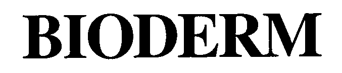 Trademark Logo BIODERM
