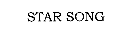 Trademark Logo STAR SONG