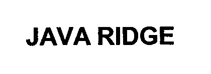  JAVA RIDGE