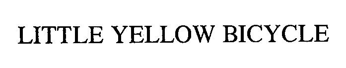 Trademark Logo LITTLE YELLOW BICYCLE