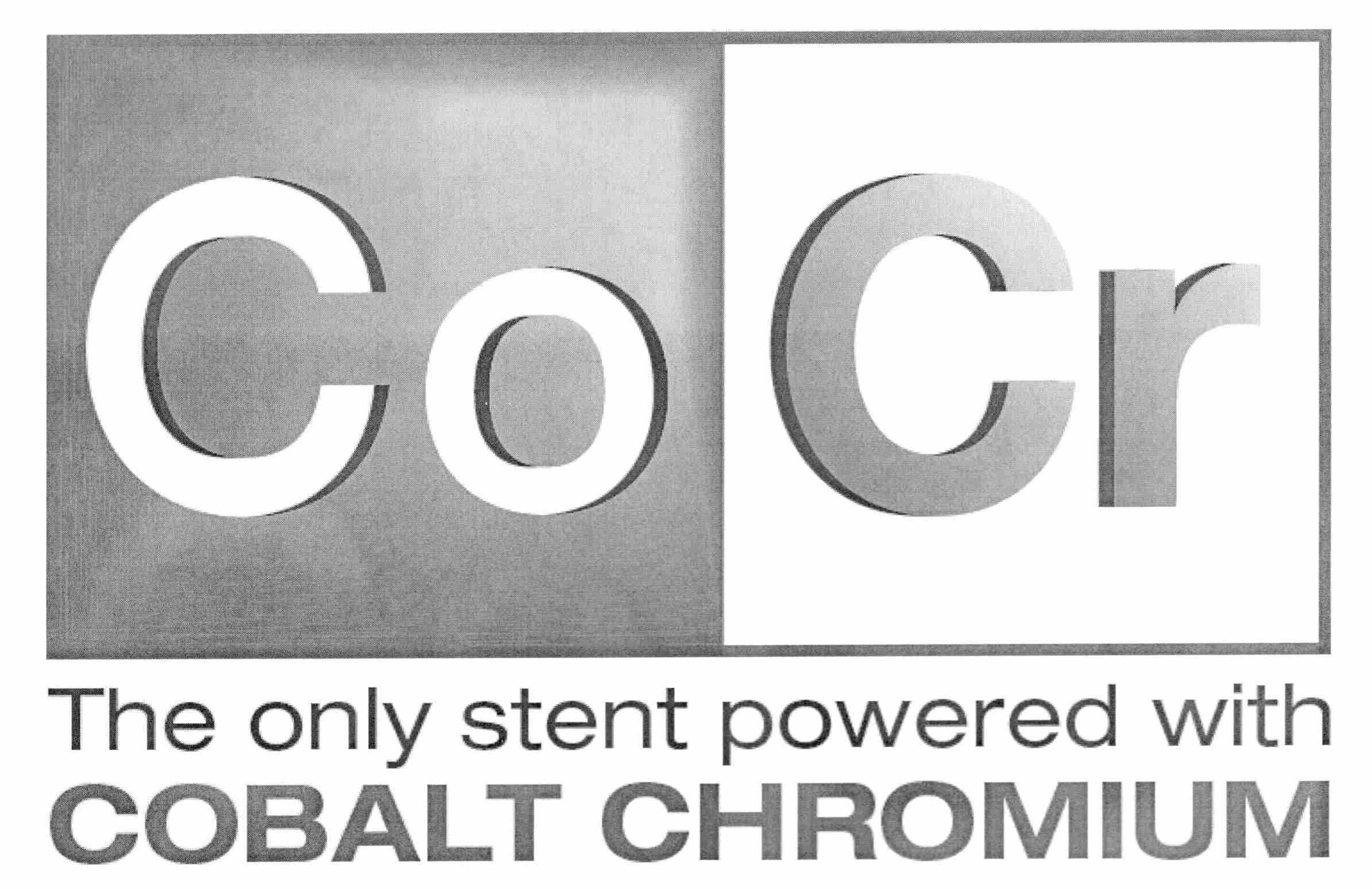  COCR THE ONLY STENT POWERED WITH COBALT CHROMIUM