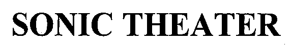 Trademark Logo SONIC THEATER