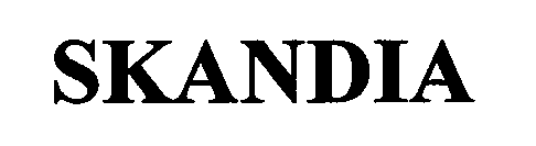 Trademark Logo SKANDIA