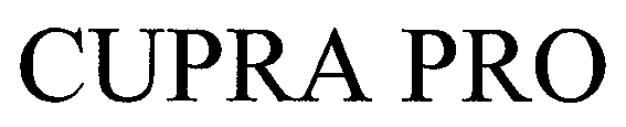 Trademark Logo CUPRA PRO