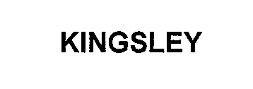 Trademark Logo KINGSLEY
