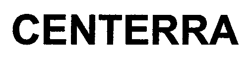 Trademark Logo CENTERRA