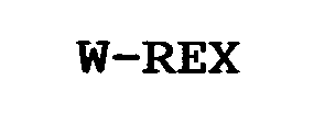 Trademark Logo W-REX