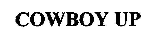 Trademark Logo COWBOY UP