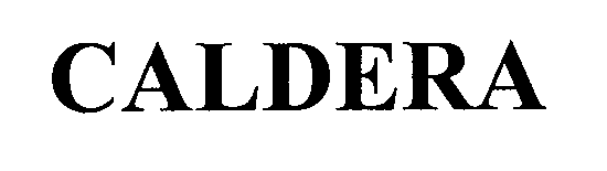 Trademark Logo CALDERA