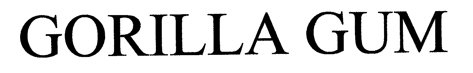Trademark Logo GORILLA GUM