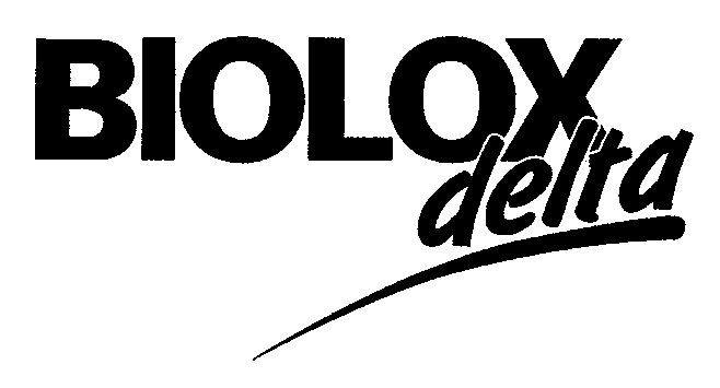 Trademark Logo BIOLOX DELTA