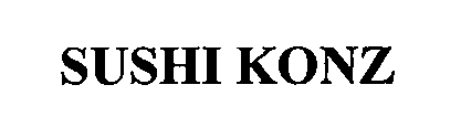 Trademark Logo SUSHI KONZ