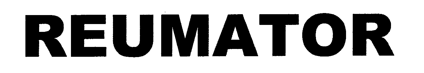 Trademark Logo REUMATOR
