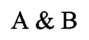 Trademark Logo A&amp;B