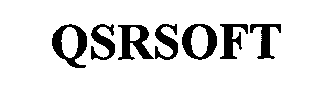 Trademark Logo QSRSOFT