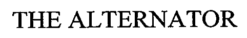 Trademark Logo THE ALTERNATOR