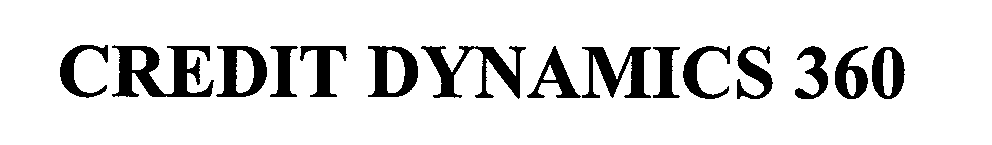 Trademark Logo CREDIT DYNAMICS 360