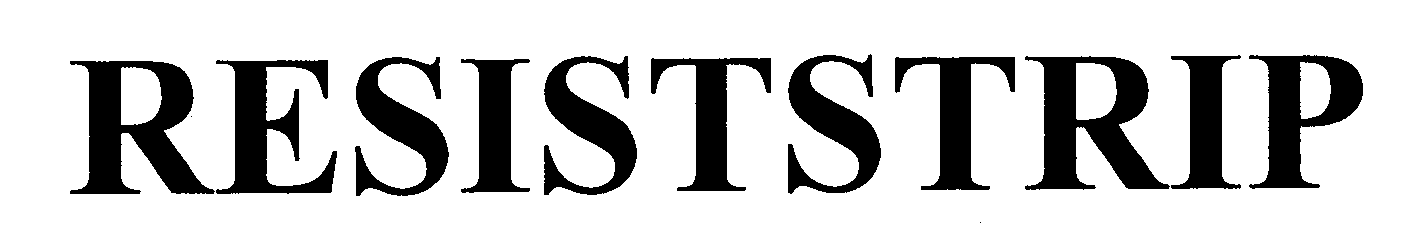 Trademark Logo RESISTSTRIP