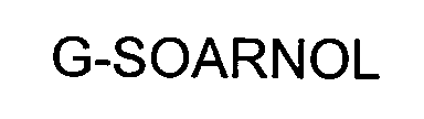 Trademark Logo G-SOARNOL