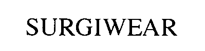 Trademark Logo SURGIWEAR