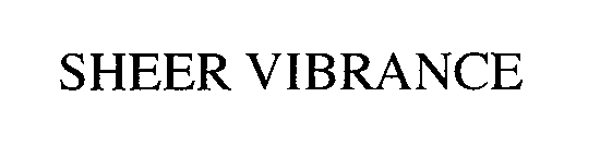 Trademark Logo SHEER VIBRANCE