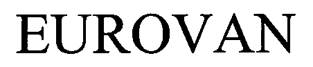 Trademark Logo EUROVAN
