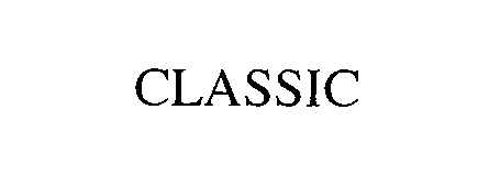 Trademark Logo CLASSIC