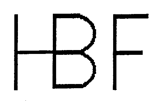 Trademark Logo HBF