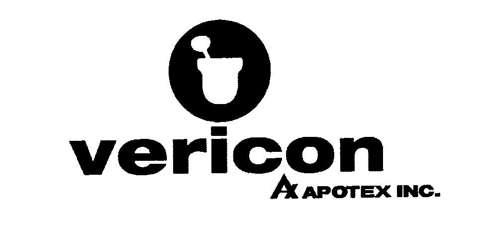 Trademark Logo VERICON A APOTEX INC.
