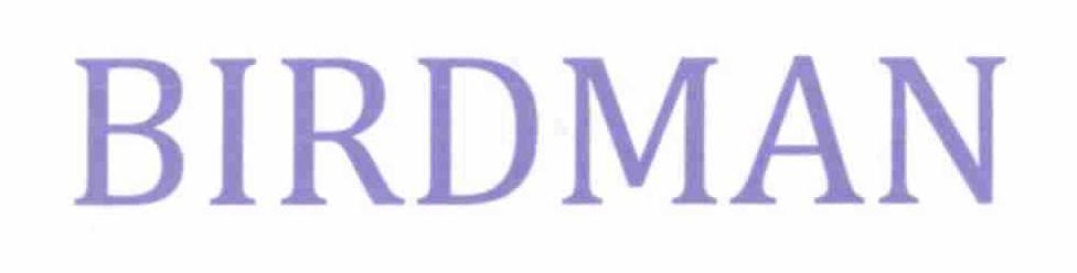 Trademark Logo BIRDMAN