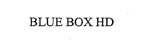 Trademark Logo BLUE BOX HD