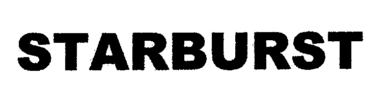 Trademark Logo STARBURST
