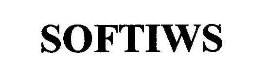 Trademark Logo SOFTIWS