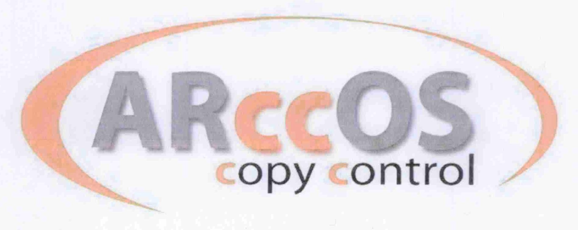 Trademark Logo ARCCOS COPY CONTROL