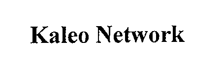 Trademark Logo KALEO NETWORK