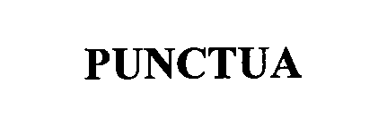 Trademark Logo PUNCTUA