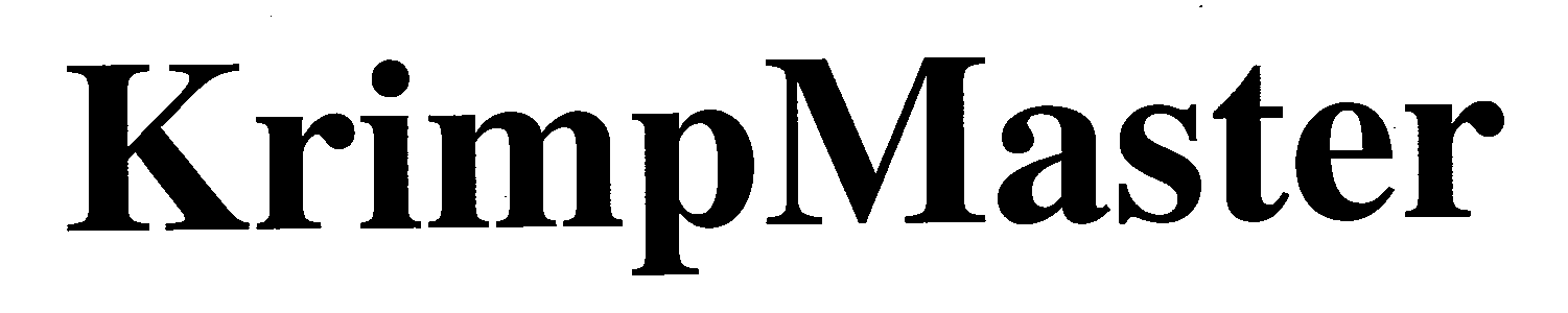 Trademark Logo KRIMPMASTER