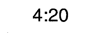 Trademark Logo 4:20