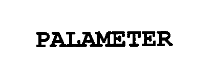 Trademark Logo PALAMETER