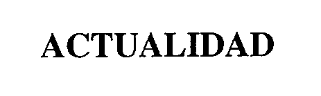 Trademark Logo ACTUALIDAD