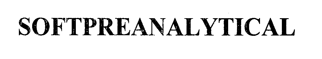 Trademark Logo SOFTPREANALYTICAL
