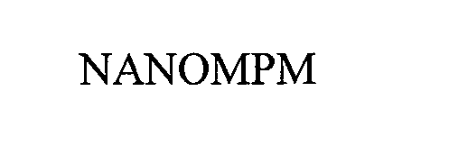 Trademark Logo NANOMPM