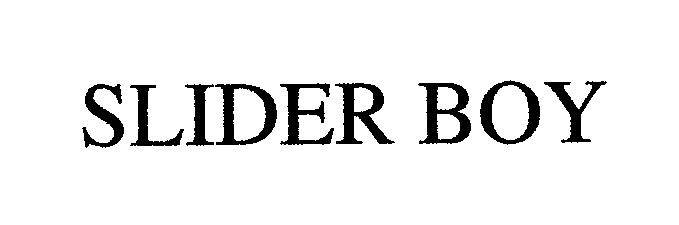 Trademark Logo SLIDER BOY